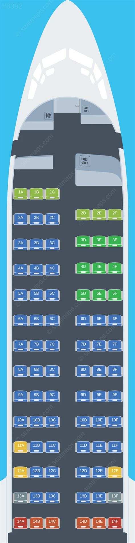 sunwing 737 max 8 seating